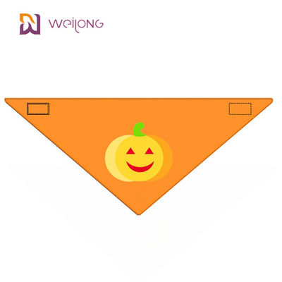 Longueur 15&quot; de dos de popeline de coton de Bandana d'animal familier du style WMT de Halloween - 24&quot; écharpe faite sur commande de chien