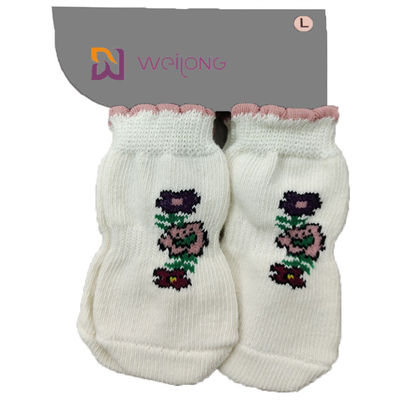 Protégez les chaussettes faites sur commande d'animal familier de pattes pour l'anti glissement de chat/chiens